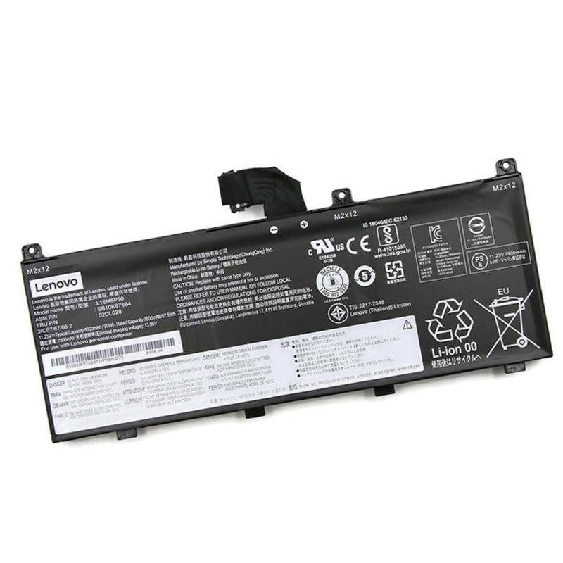 Original 8000mAh 90Wh Lenovo 02DL028 02DL029 Batería