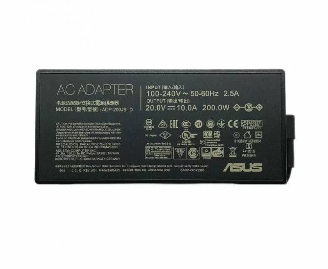 Original 200W Asus ROG Strix G15 G513RW-HQ188X AC Adaptador Cargador + Cable Original 200W Asus ROG Strix G15 G513RW-HQ188X AC Adaptador Cargador + Cable