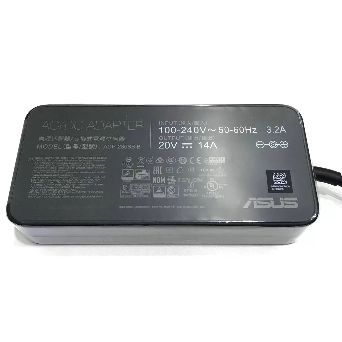 AC Adaptador Cargador Asus ROG G703GI-E5042T Original 280W