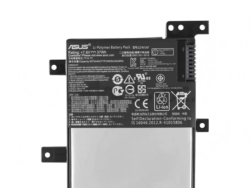 Original 37Wh Asus 0B200-01040200 0B200-01040000 Batería