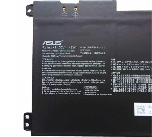 Original 3640mAh 42Wh Asus 0B200-03680000Batería