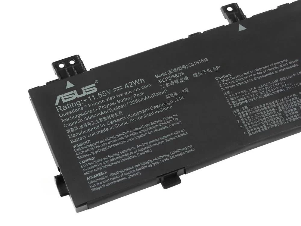 Original 42Wh Asus C31N1843 Batería Original 42Wh Asus C31N1843 Batería