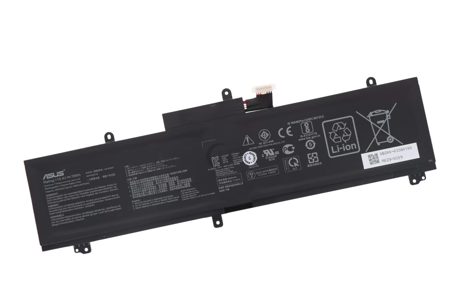 Original 76Wh 4940mAh Batería Asus ProArt StudioBook H500GV-XS76