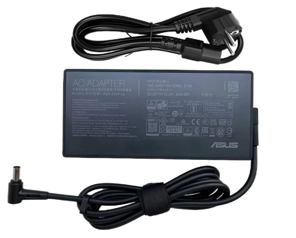 Original 240W Delgado Asus TUF Gaming F16 FX607 Cargador AC Adaptador + Cable