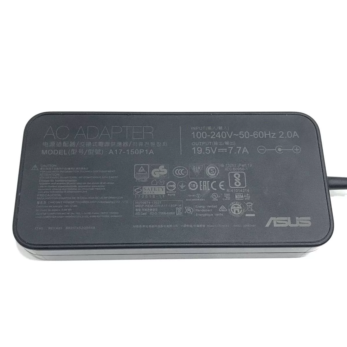 Original 150W AC Adaptador Cargador Asus GL503 GL503V