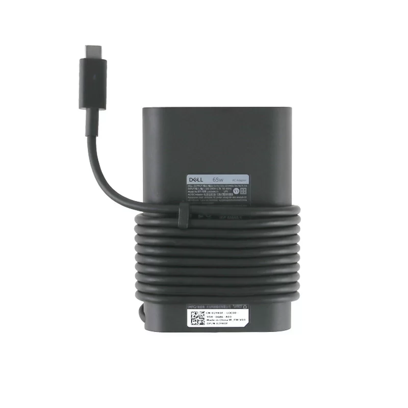 Original AC Adaptador Dell Inspiron 7590 2-in-1 P84F P84F001 65W USB-C