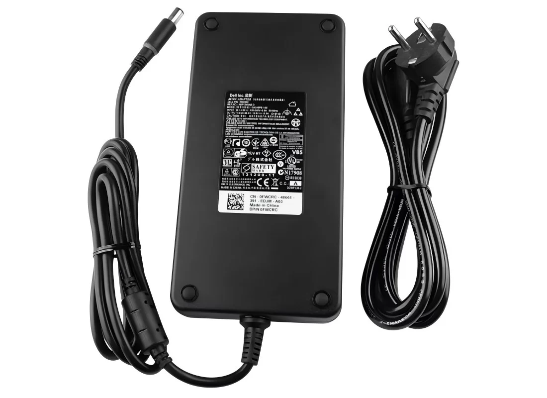 Original 240W Adaptador Dell 330-4128 330-4342 330-7843 331-3179 Cargador + Cable