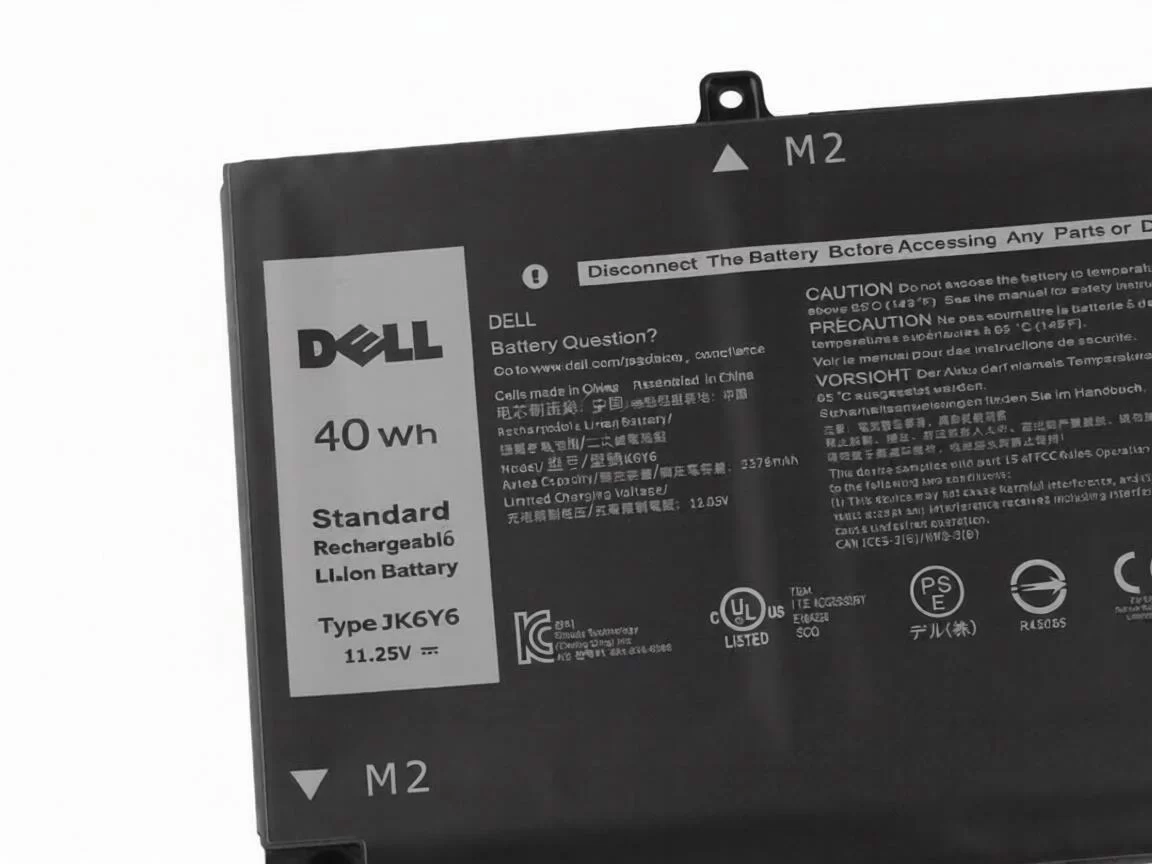 Original 3550mAh 40Wh Dell Inspiron 13 5301 Batería