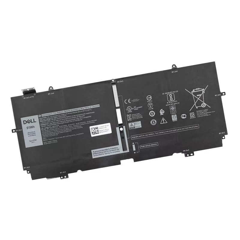Original 6710mAh 51Wh Dell 2ICP4/61/88-2 Batería
