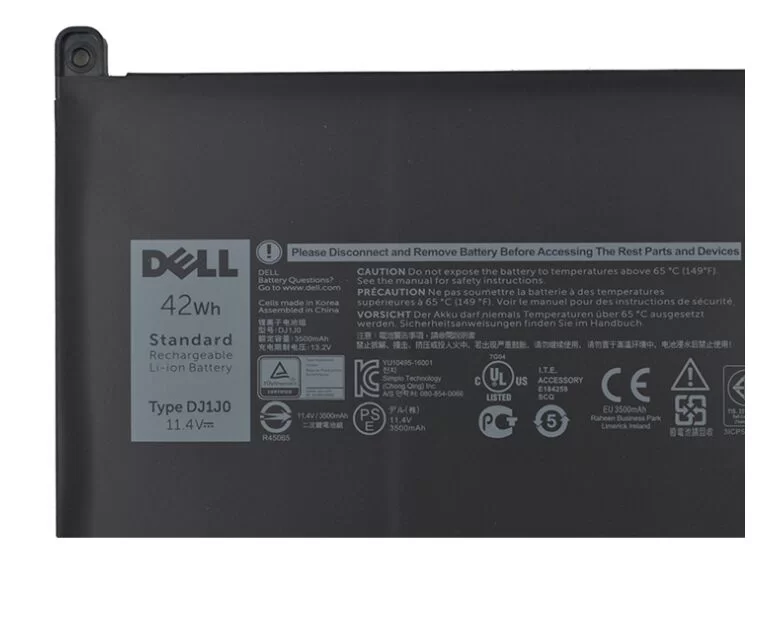 Original 11.4V 42Whr Dell 0PGFX4 C27RW Batería