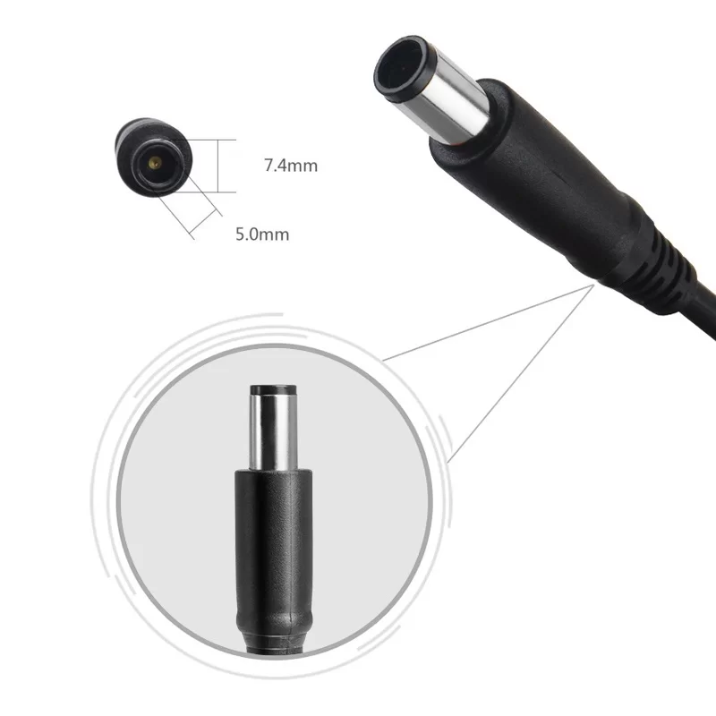 Original 240W Dell 0PHF5J PHF5J GaN AC Adaptador + Cable