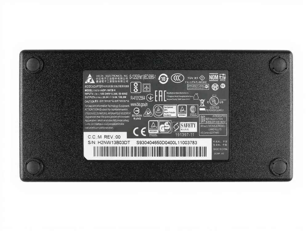 Original 180W MSI 9S7-16V611-006 AC Adaptador Cargador + Cable