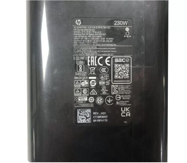 Original 230W HP OMEN 16-b0001nx 16-b0042ns Adaptador Cargador + Cable Original 230W HP OMEN 16-b0001nx 16-b0042ns Adaptador Cargador + Cable