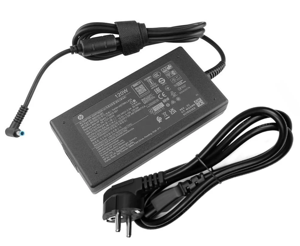Original 19.5V 6.15A 120W HP 17-e123cl E8B97UA TouchSmart Adaptador Cargador + Cable