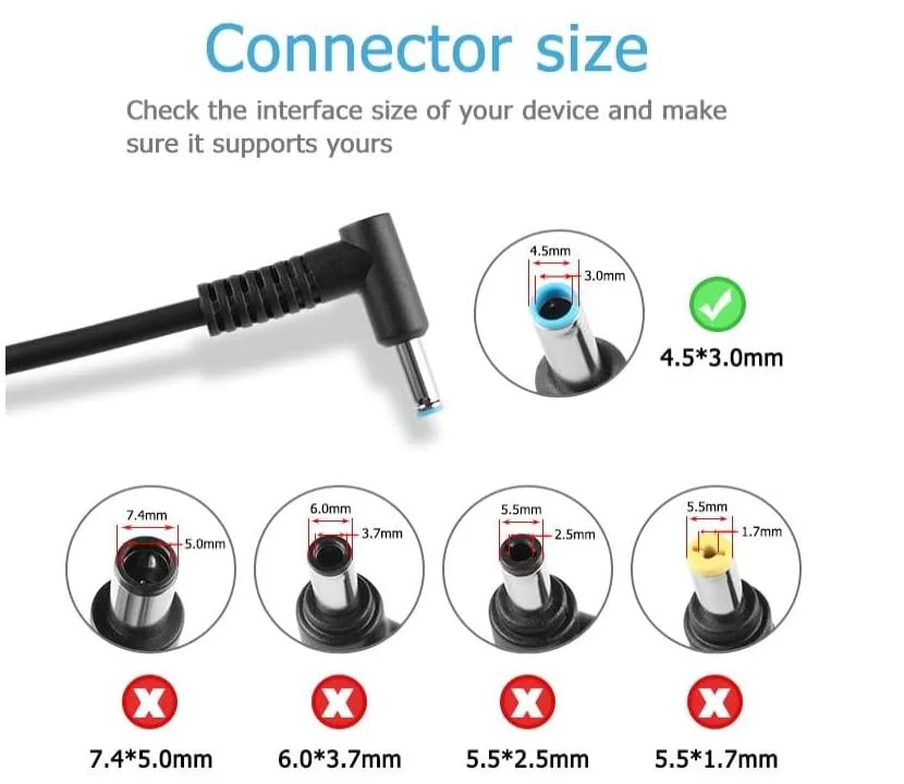 Original 19.5V 6.15A 120W HP 17-e150us E8B93UA TouchSmart Adaptador Cargador + Cable Original 19.5V 6.15A 120W HP 17-e150us E8B93UA TouchSmart Adaptador Cargador + Cable