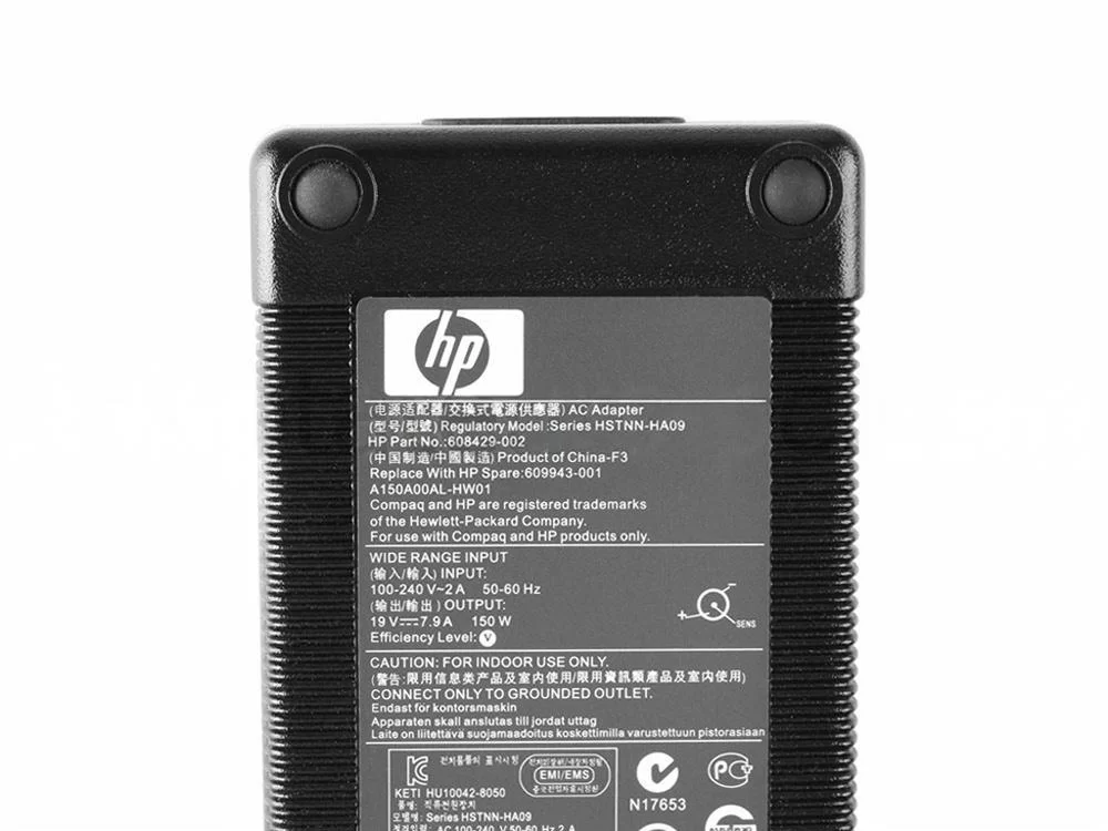 Original 150W HP 463952-001 Adaptador Cargador
