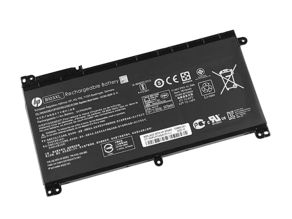 Original 3470mAh 41.7Wh Batería 13-u109nf