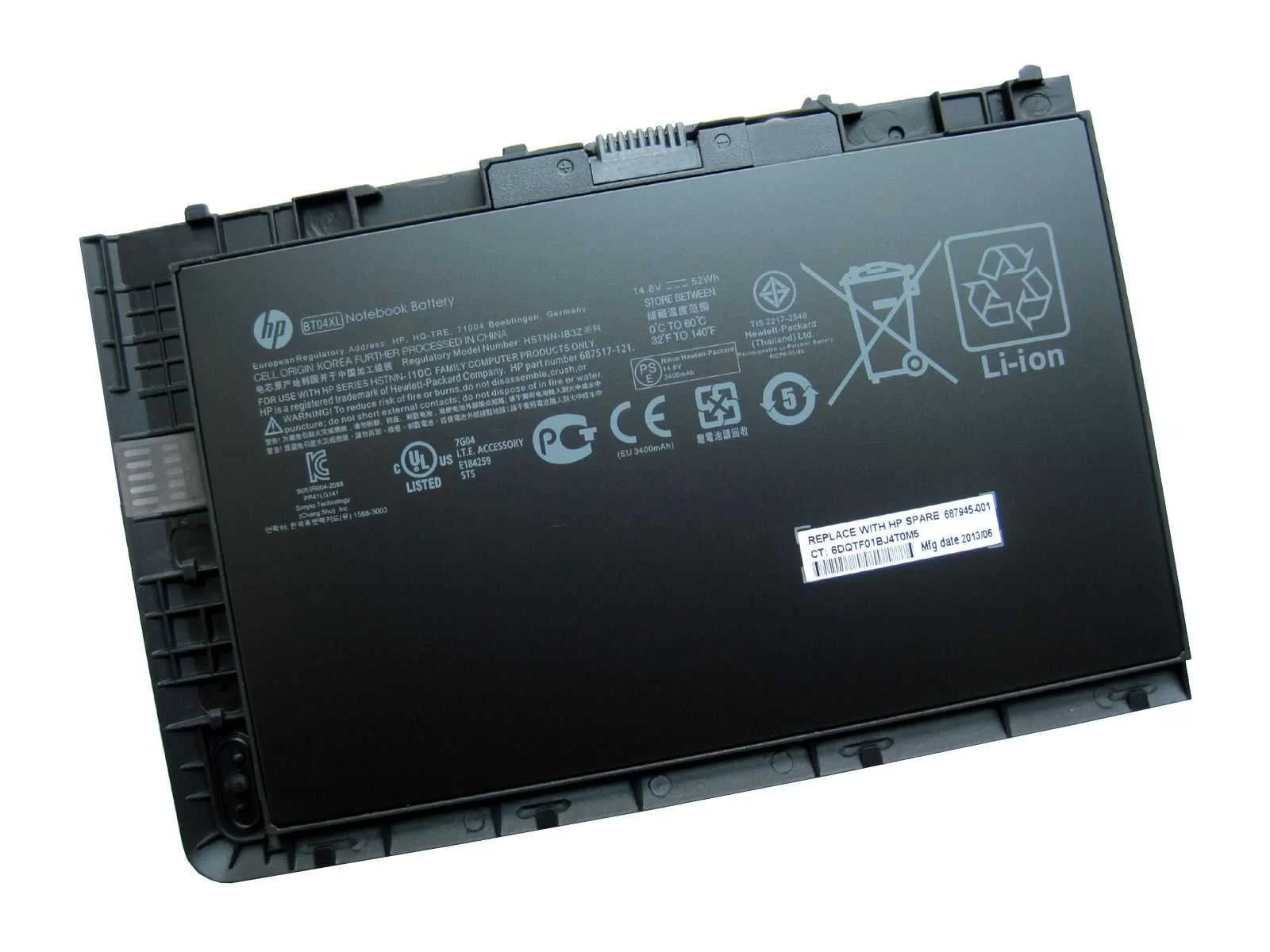 Batería HP 687517-171 687945-001 BA06 Original 52Wh