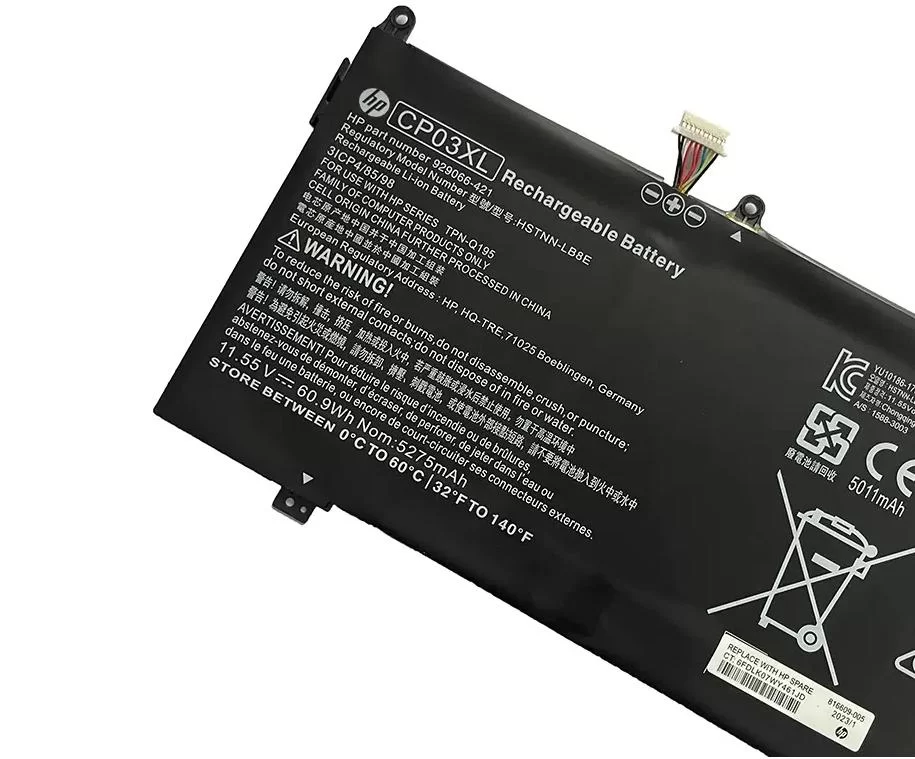 Original 5275mAh 60.9Wh HP Spectre 13-AE018NF 13-AE018UR Batería Original 5275mAh 60.9Wh HP Spectre 13-AE018NF 13-AE018UR Batería