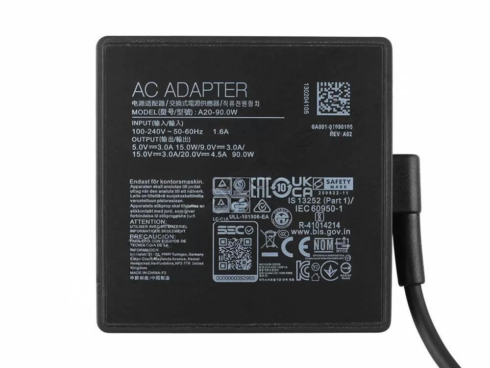 90W USB-C HP 2PG96EA Adaptador Cargador + Cable
