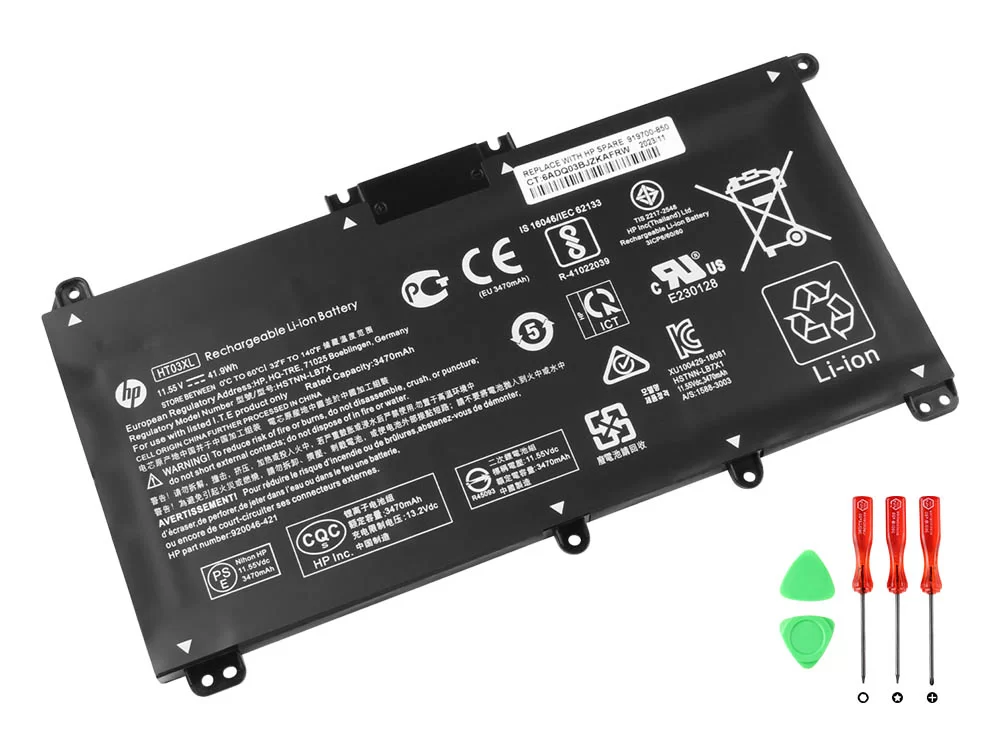 Original 41.9Wh 3470mAh HP HT03XL Batería Original 41.9Wh 3470mAh HP HT03XL Batería