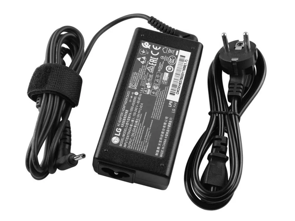 Original 19V 3.42A 65W LG Gram 14Z950-MFLGL Adaptador Cargador + Cable