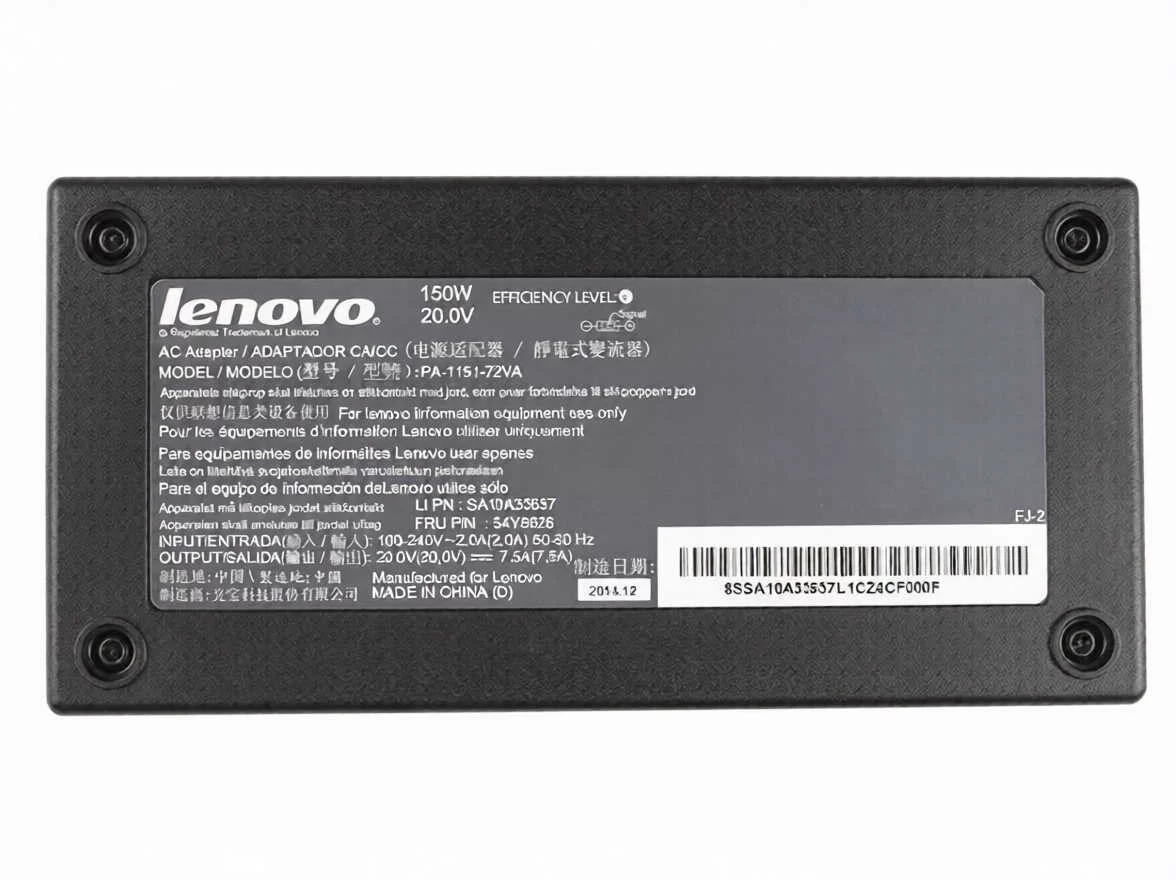 Original 20V 7.5A 150W Lenovo IdeaCentre A540-24API F0EM AC Adaptador + Cable Original 20V 7.5A 150W Lenovo IdeaCentre A540-24API F0EM AC Adaptador + Cable