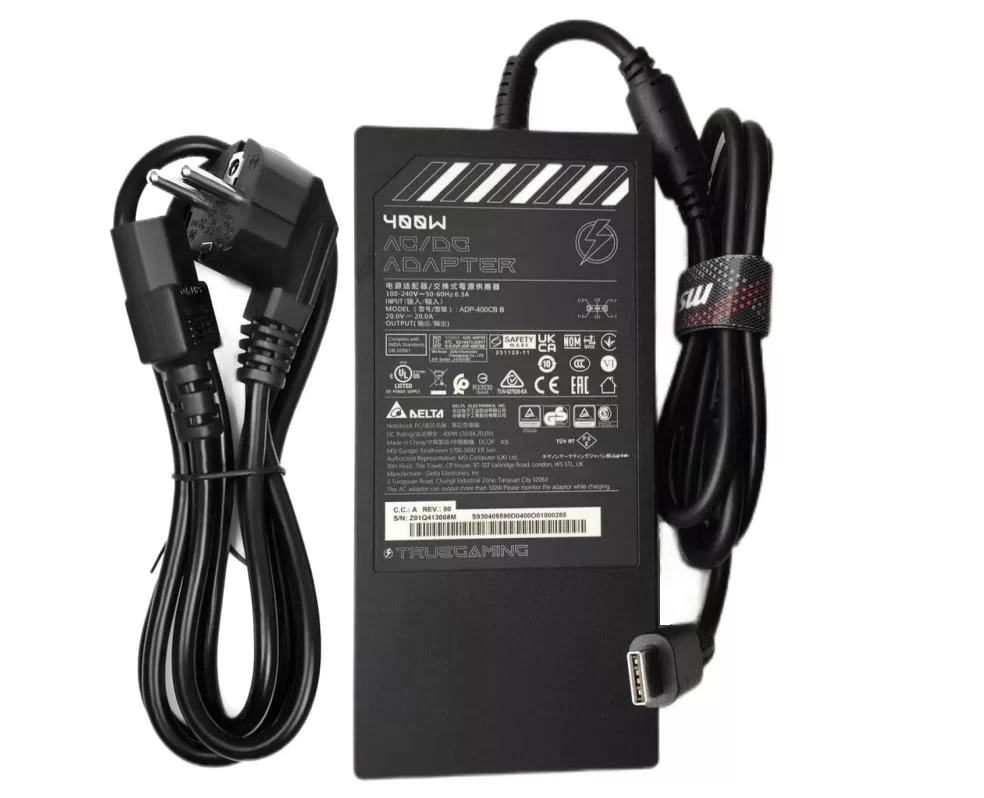 Original 20V 20A 400W MSI Chicony A330A011P AC Adaptador + Cable