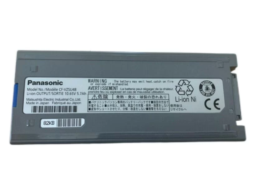 Original 10.65V 5.7Ah Panasonic Toughbook CF-19FHGAXT2 Batería